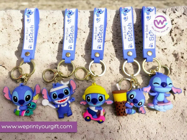 Silicone Keychain-Cute Stitch - WE PRINT