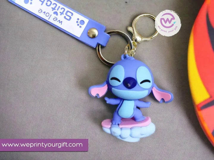 Silicone Keychain-Cute Stitch - WE PRINT