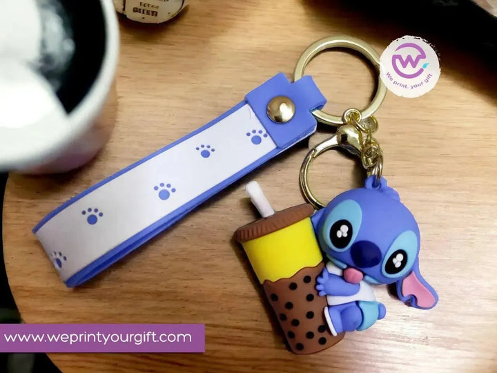 Silicone Keychain-Cute Stitch - WE PRINT