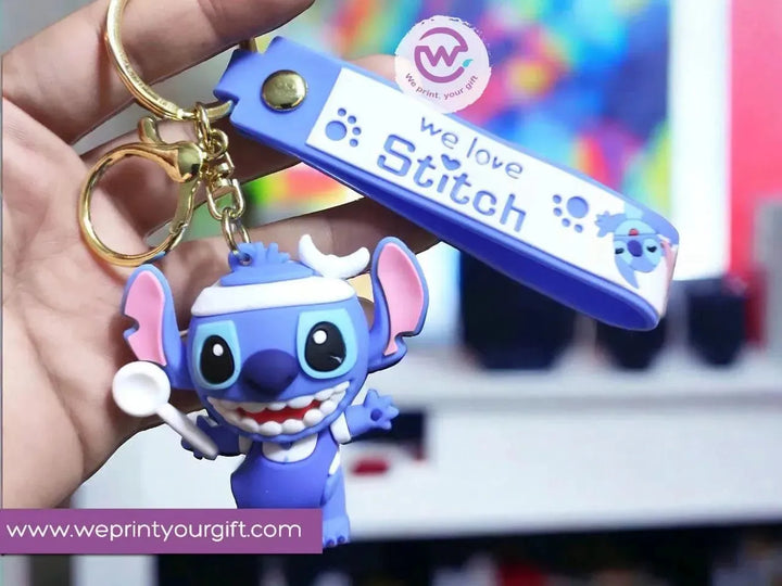 Silicone Keychain-Cute Stitch - WE PRINT