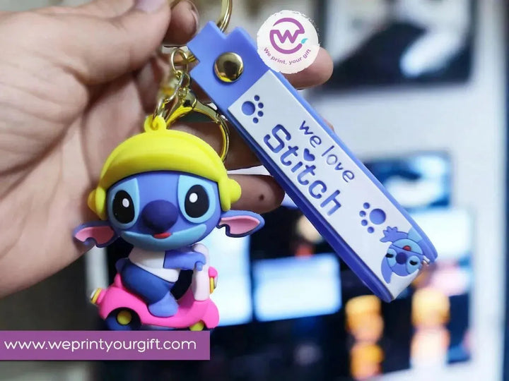 Silicone Keychain-Cute Stitch - WE PRINT