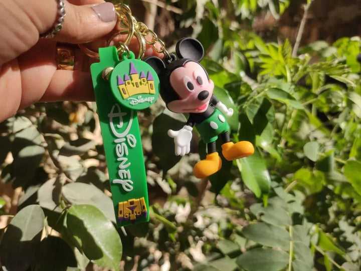 Silicone Keychain-mickey & minnie mouse - WE PRINT