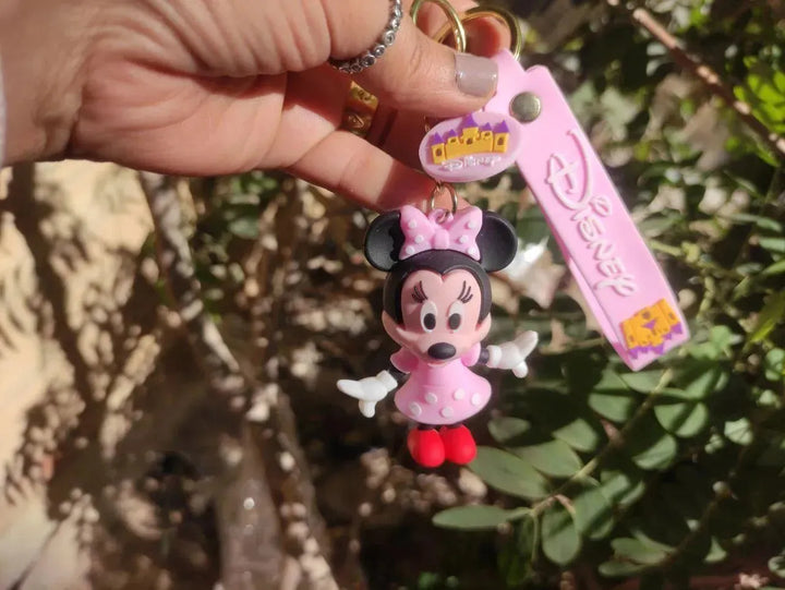 Silicone Keychain-mickey & minnie mouse - WE PRINT