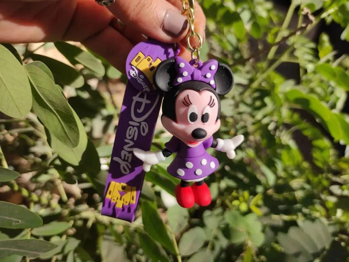 Silicone Keychain-mickey & minnie mouse - WE PRINT