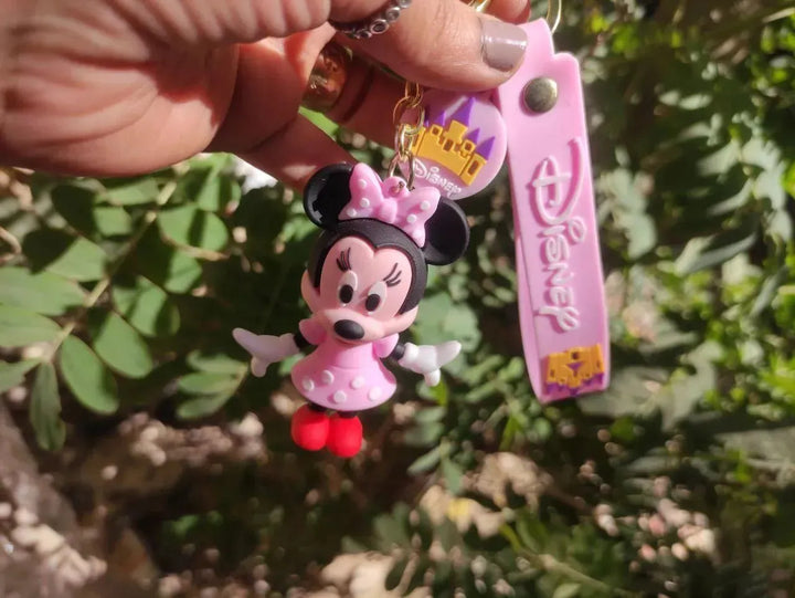 Silicone Keychain-mickey & minnie mouse - WE PRINT