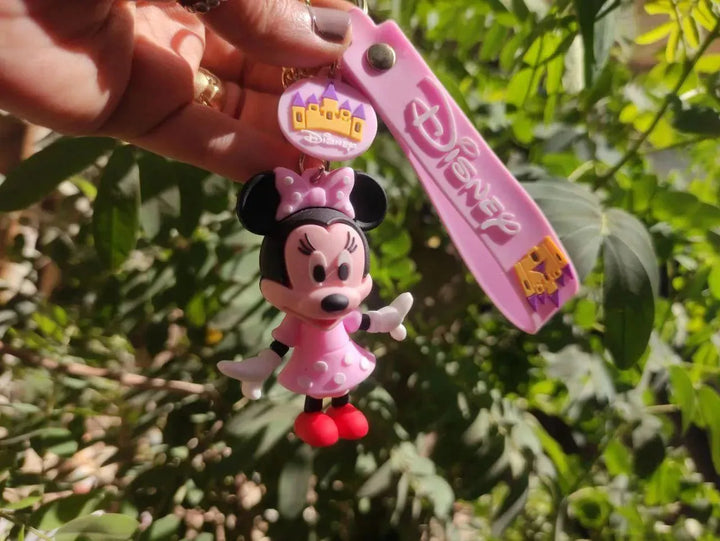 Silicone Keychain-mickey & minnie mouse - WE PRINT