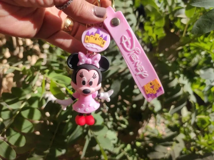 Silicone Keychain-mickey & minnie mouse - WE PRINT