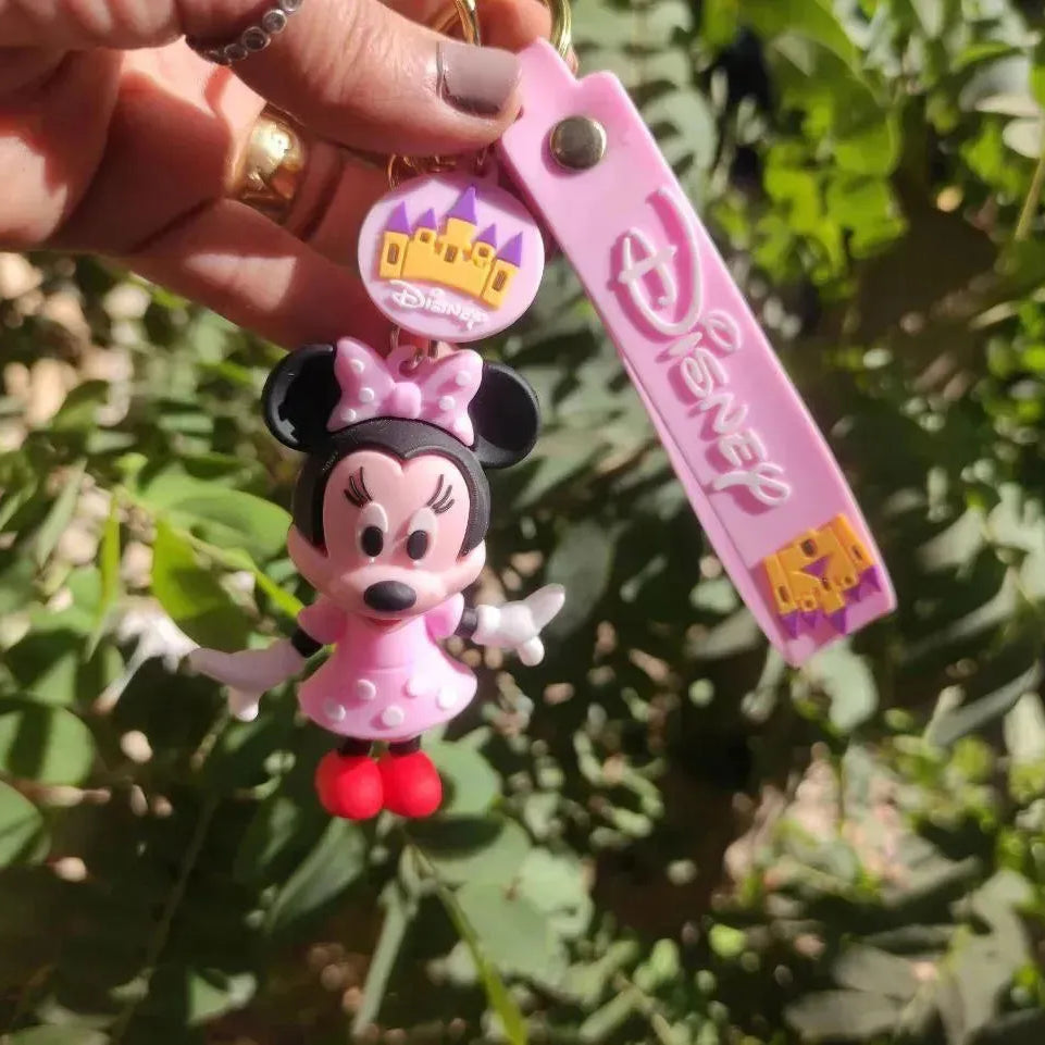 Silicone Keychain-mickey & minnie mouse - WE PRINT