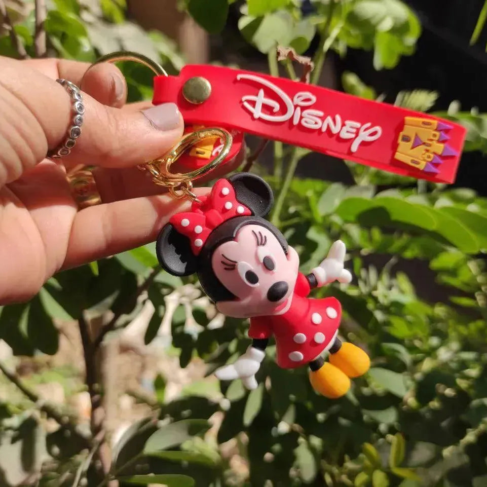 Silicone Keychain-mickey & minnie mouse - WE PRINT