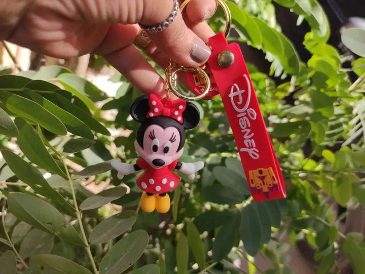 Silicone Keychain-mickey & minnie mouse - WE PRINT