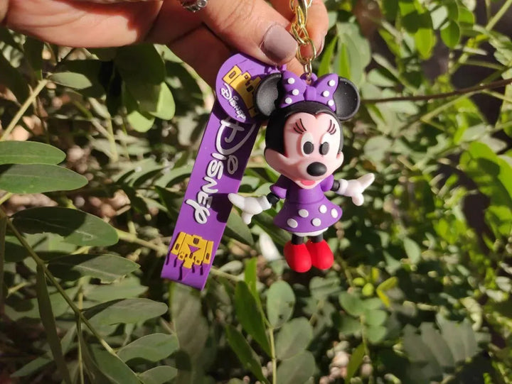 Silicone Keychain-mickey & minnie mouse - WE PRINT