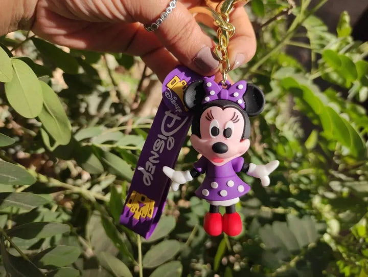 Silicone Keychain-mickey & minnie mouse - WE PRINT