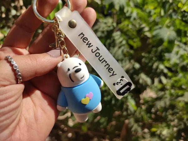 Silicone Keychain-Three Bears - WE PRINT