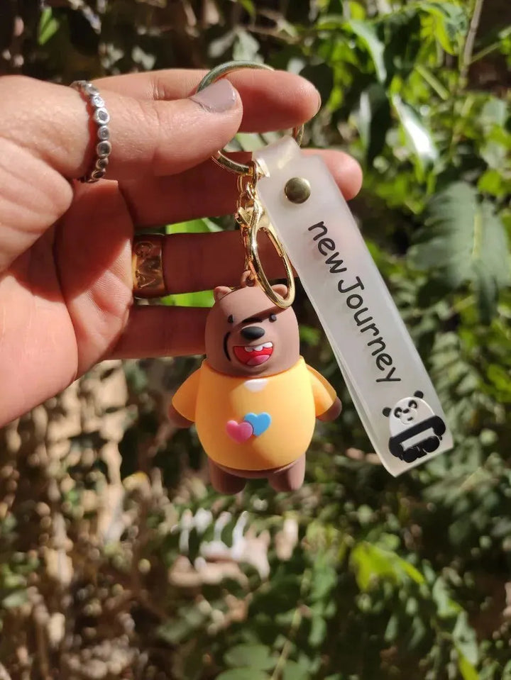 Silicone Keychain-Three Bears - WE PRINT