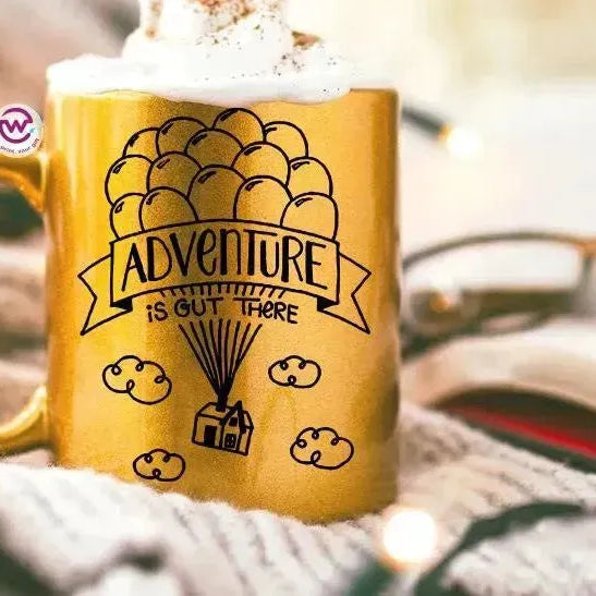 Sparkling mug-Gold-Valentine's Day - WE PRINT