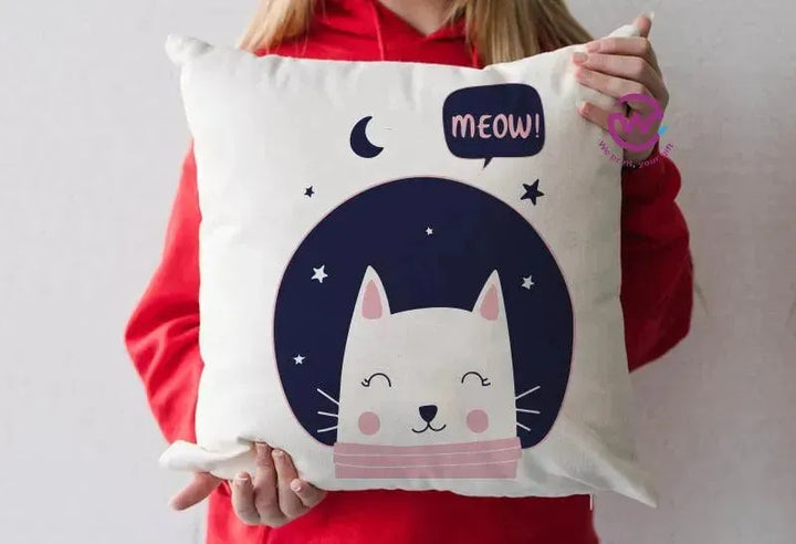 Square Cushion-Cat's - WE PRINT