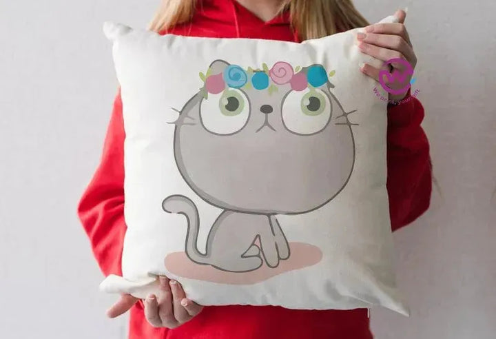 Square Cushion-Cat's - WE PRINT