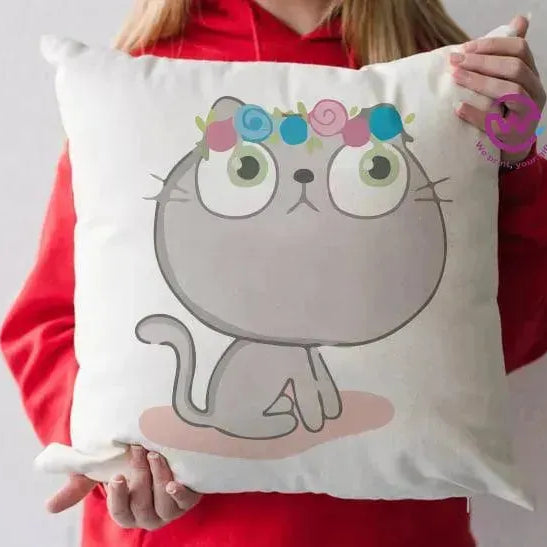 Square Cushion-Cat's - WE PRINT