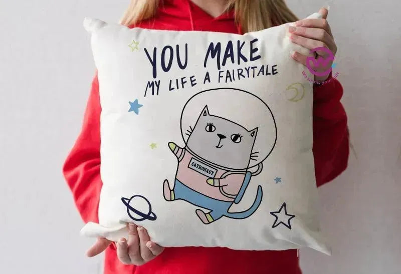 Square Cushion-Cat's - WE PRINT