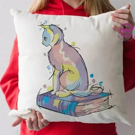 Square Cushion-Cat's - WE PRINT