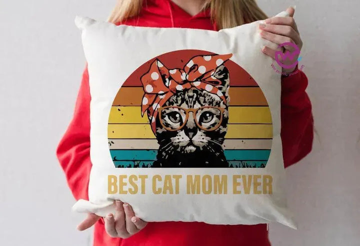 Square Cushion-Cat's - WE PRINT