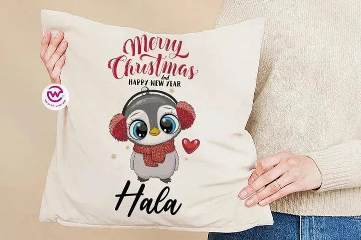 Square Cushion-Christmas - WE PRINT