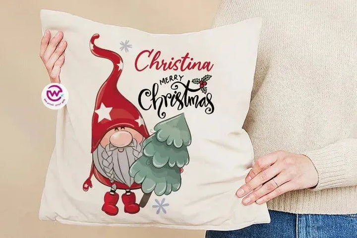 Square Cushion-Christmas - WE PRINT