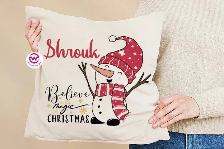 Square Cushion-Christmas - WE PRINT