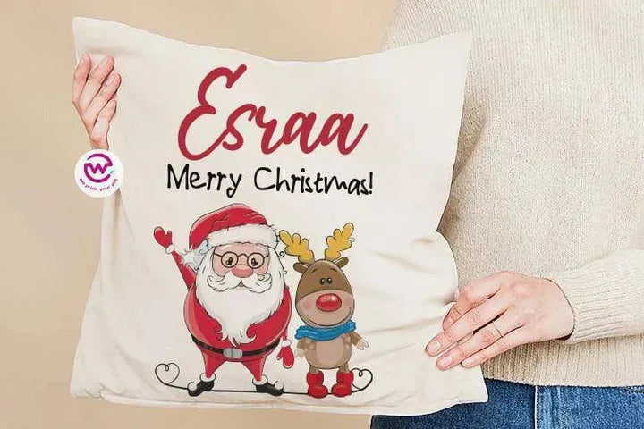 Square Cushion-Christmas - WE PRINT