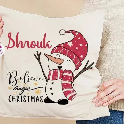 Square Cushion-Christmas - WE PRINT
