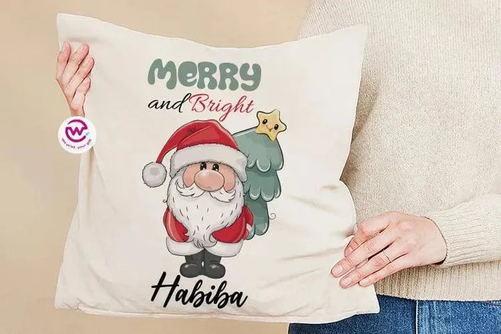 Square Cushion-Christmas - WE PRINT