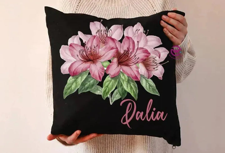 Square Cushion-Floral - WE PRINT