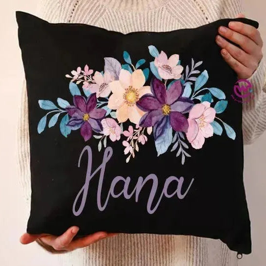 Square Cushion-Floral - WE PRINT