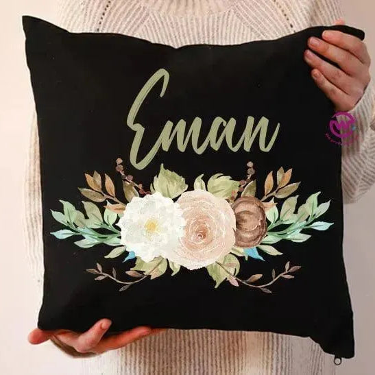 Square Cushion-Floral - WE PRINT