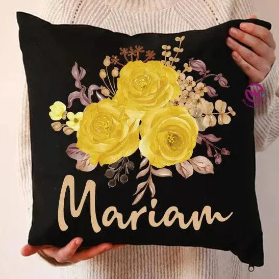 Square Cushion-Floral - WE PRINT