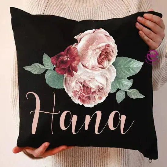 Square Cushion-Floral - WE PRINT