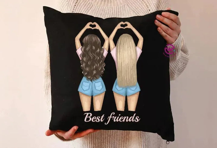 Square Cushion-Friends - WE PRINT