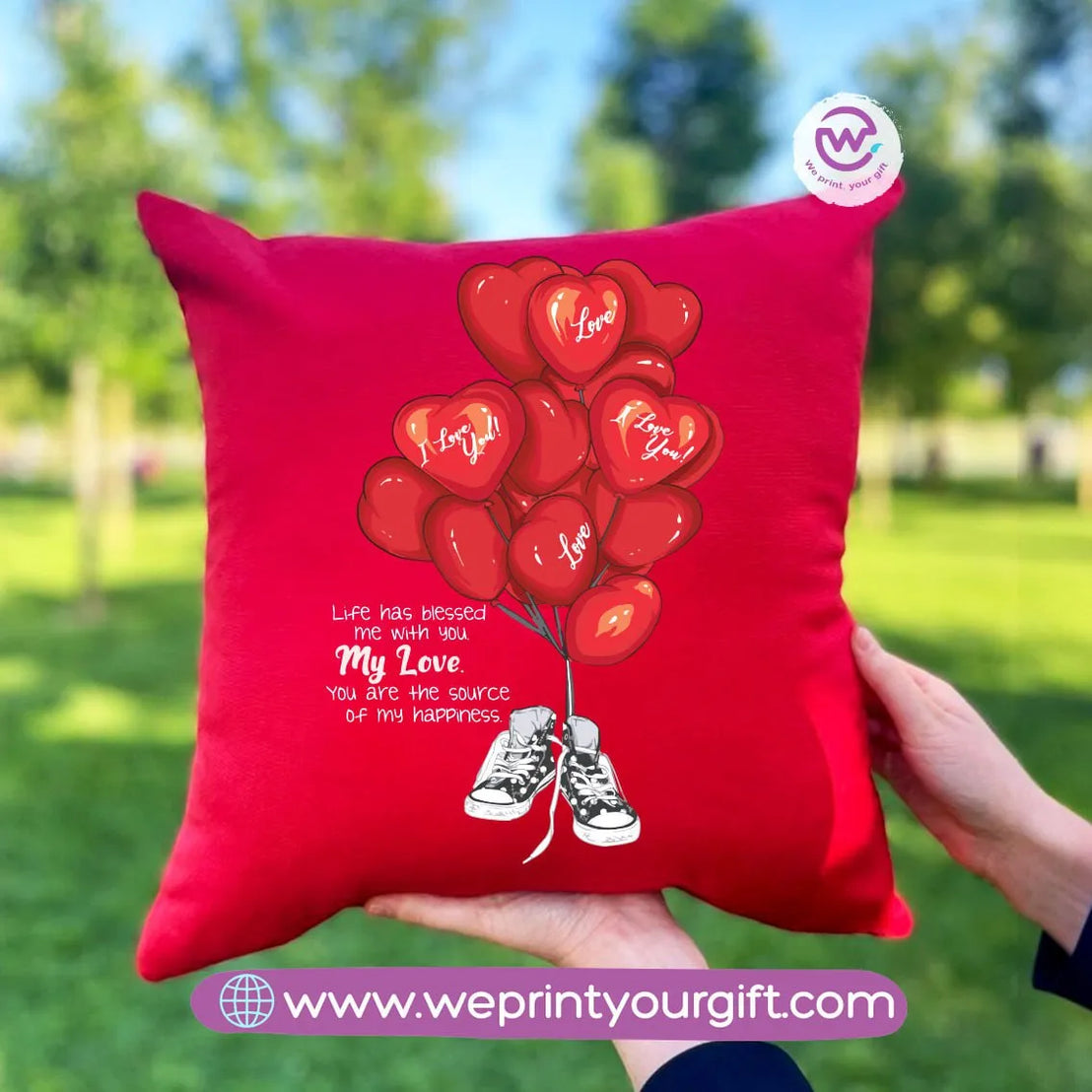 Square Cushion - Love quotes - WE PRINT