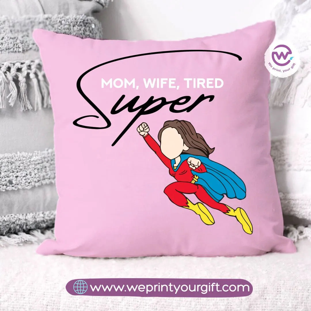 Square Cushion-Mom - WE PRINT