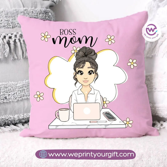 Square Cushion-Mom - WE PRINT