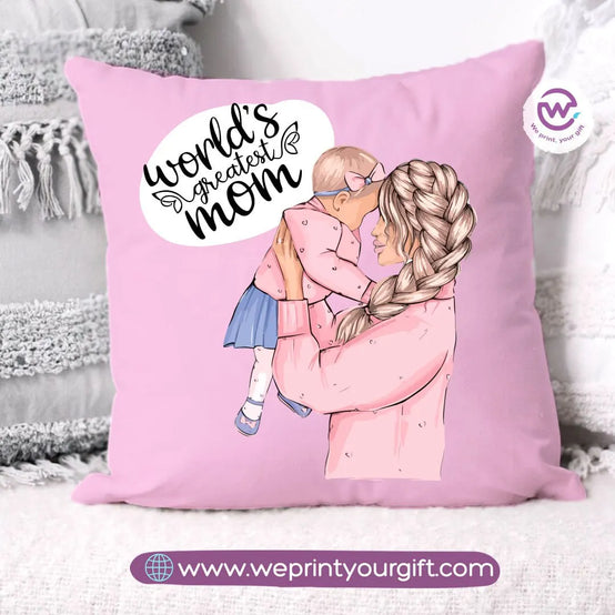 Square Cushion-Mom - WE PRINT