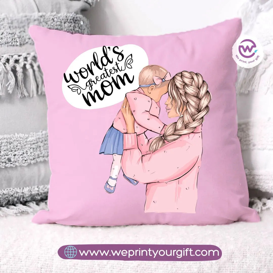 Square Cushion-Mom - WE PRINT