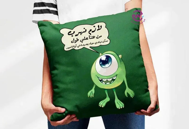 Square Cushion-Monsters, Inc. - WE PRINT