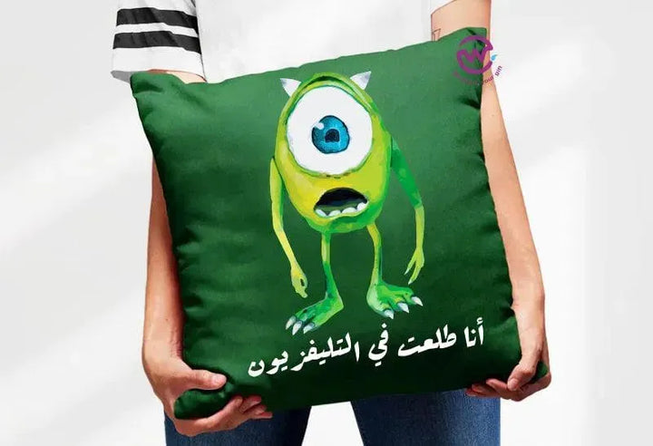 Square Cushion-Monsters, Inc. - WE PRINT