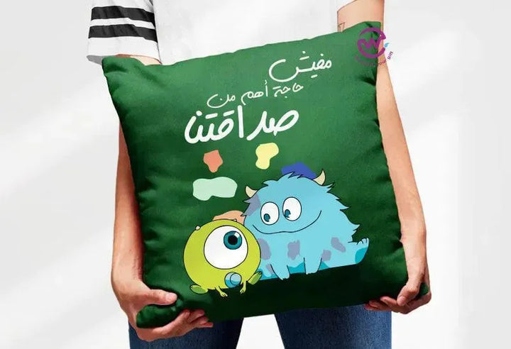 Square Cushion-Monsters, Inc. - WE PRINT