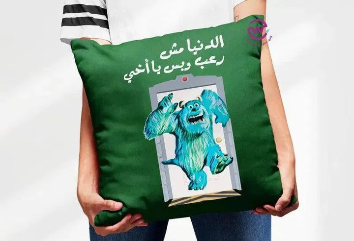 Square Cushion-Monsters, Inc. - WE PRINT