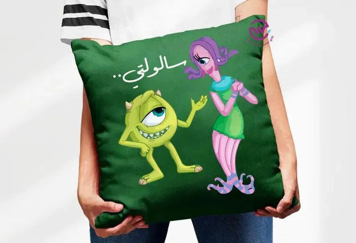 Square Cushion-Monsters, Inc. - WE PRINT