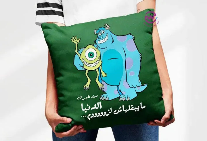 Square Cushion-Monsters, Inc. - WE PRINT