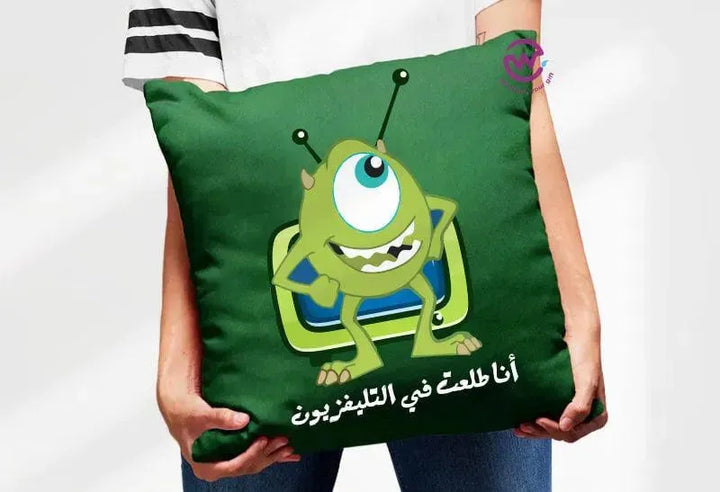 Square Cushion-Monsters, Inc. - WE PRINT