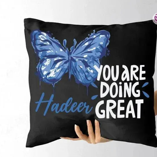 Square Cushion- Motivational Quotes - WE PRINT